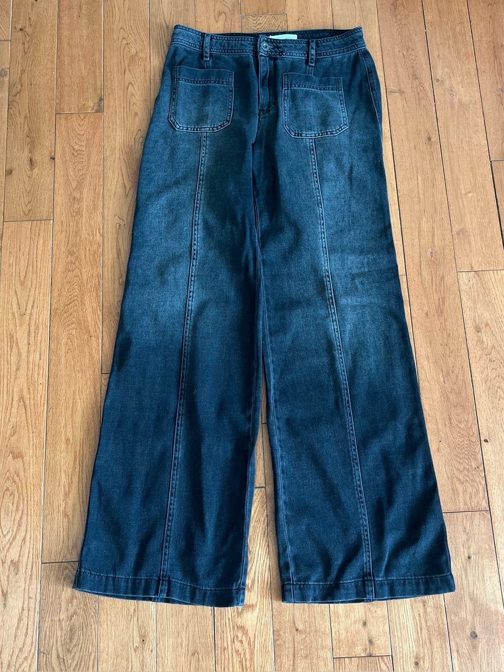 Bella Dahl Two Pocket High Rise Wide Leg Jeans - Size 26